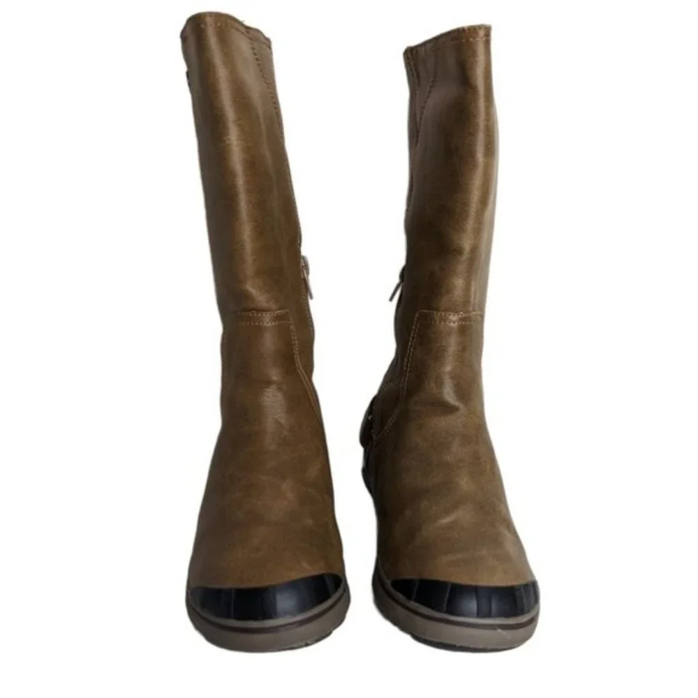 Thinsulate 3M Tall Buckled Winter Boots 200 Count - Brown - Size 7 EUC